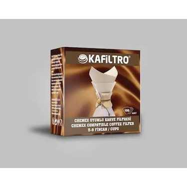 Kafiltro Chemex 5-8 Fincan Uyumlu Filtre Kahve Kağıdı 100’lü